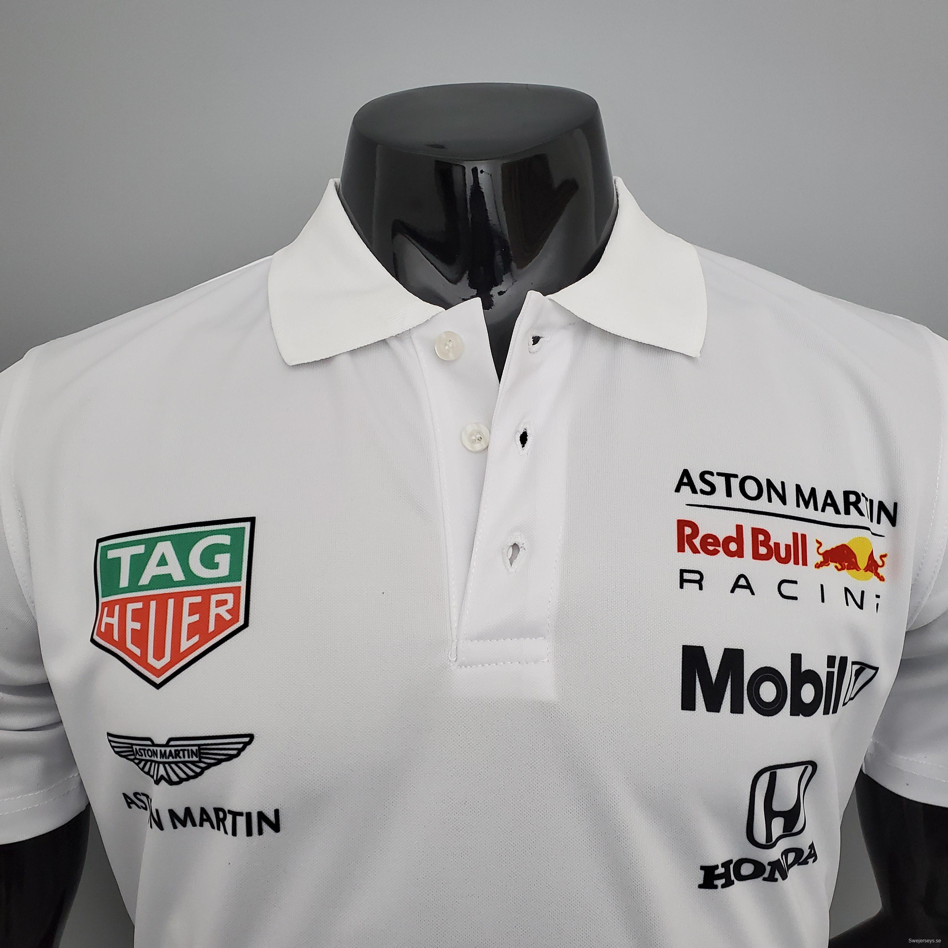 F1 Formula One; Red Bull Racing Suit; White s-5xl