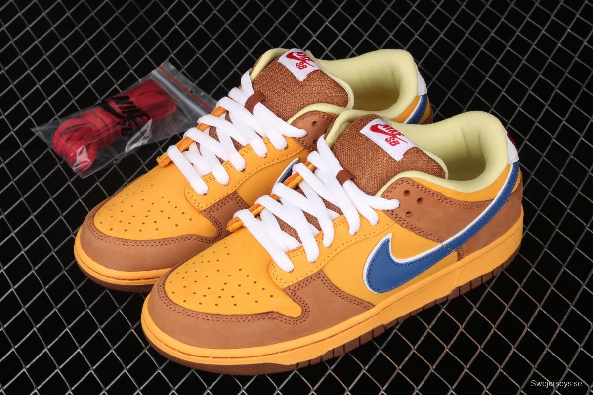 NIKE DUNK Low Newcastle Brown Ale TS with the same yellow beer super-limited color matching Newscale low-top skateboard shoes 313170-741