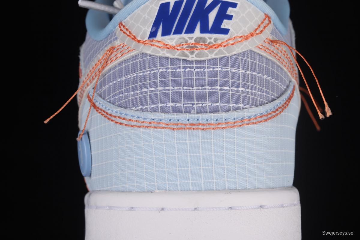 Unlon x NIKE SB DUNK Low joint style sky blue SB buckle rebound fashion leisure board shoes DJ9649-400