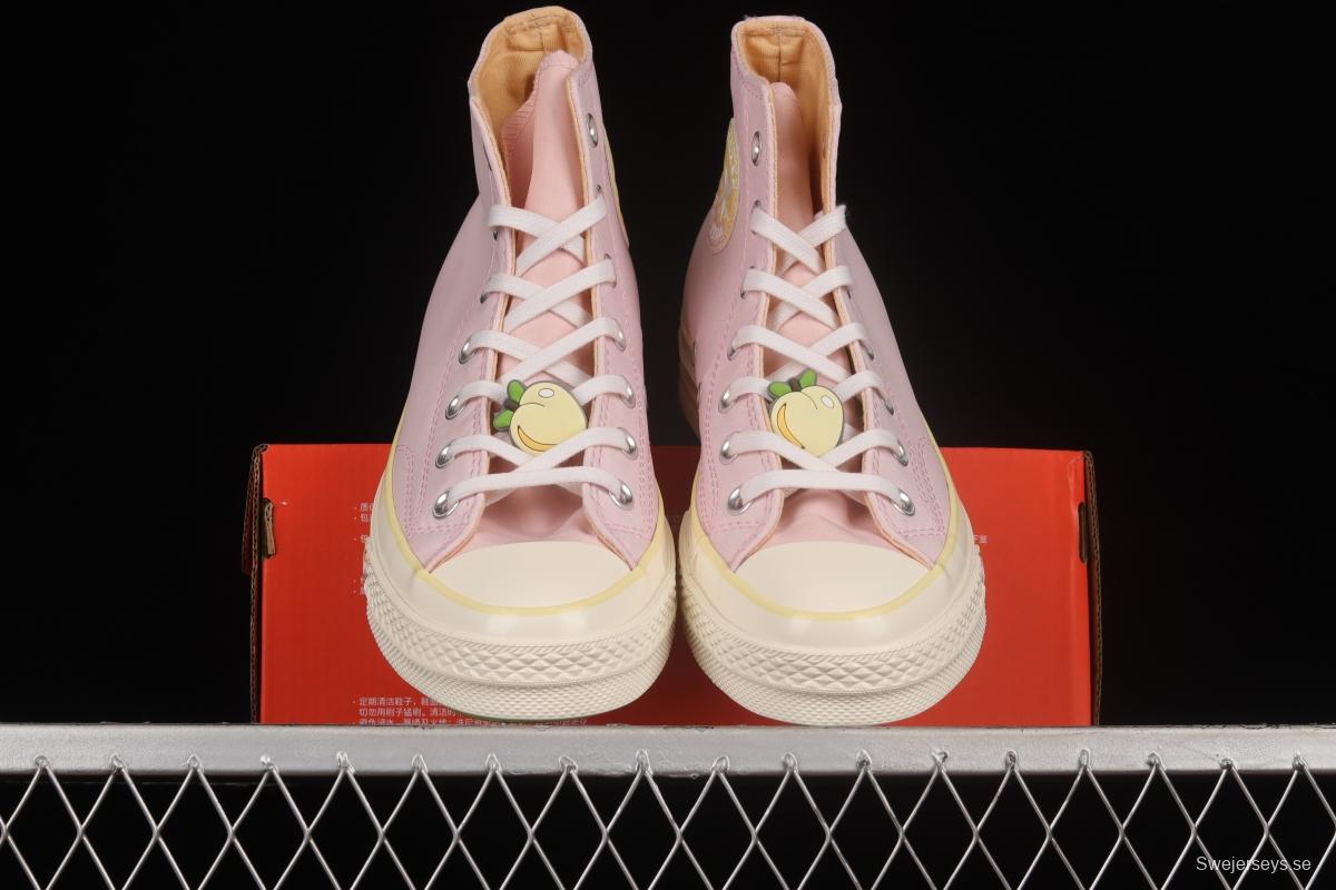 Converse Chuck 70 Hi Fruit Platter Peach Powder High Top Casual Shoes A02295C