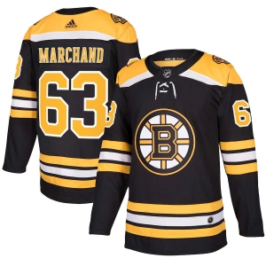 Men's Brad Marchand Black Player Team Jersey