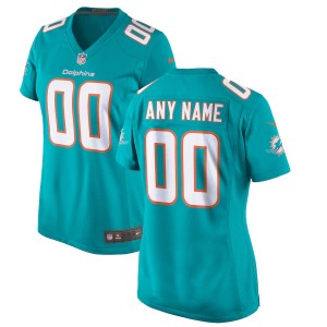 Women's Aqua Custom Game Team Jersey