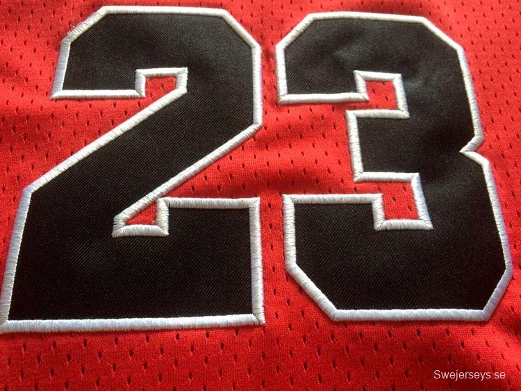 Men's Michael Jordan Red Retro Classic Team Jersey