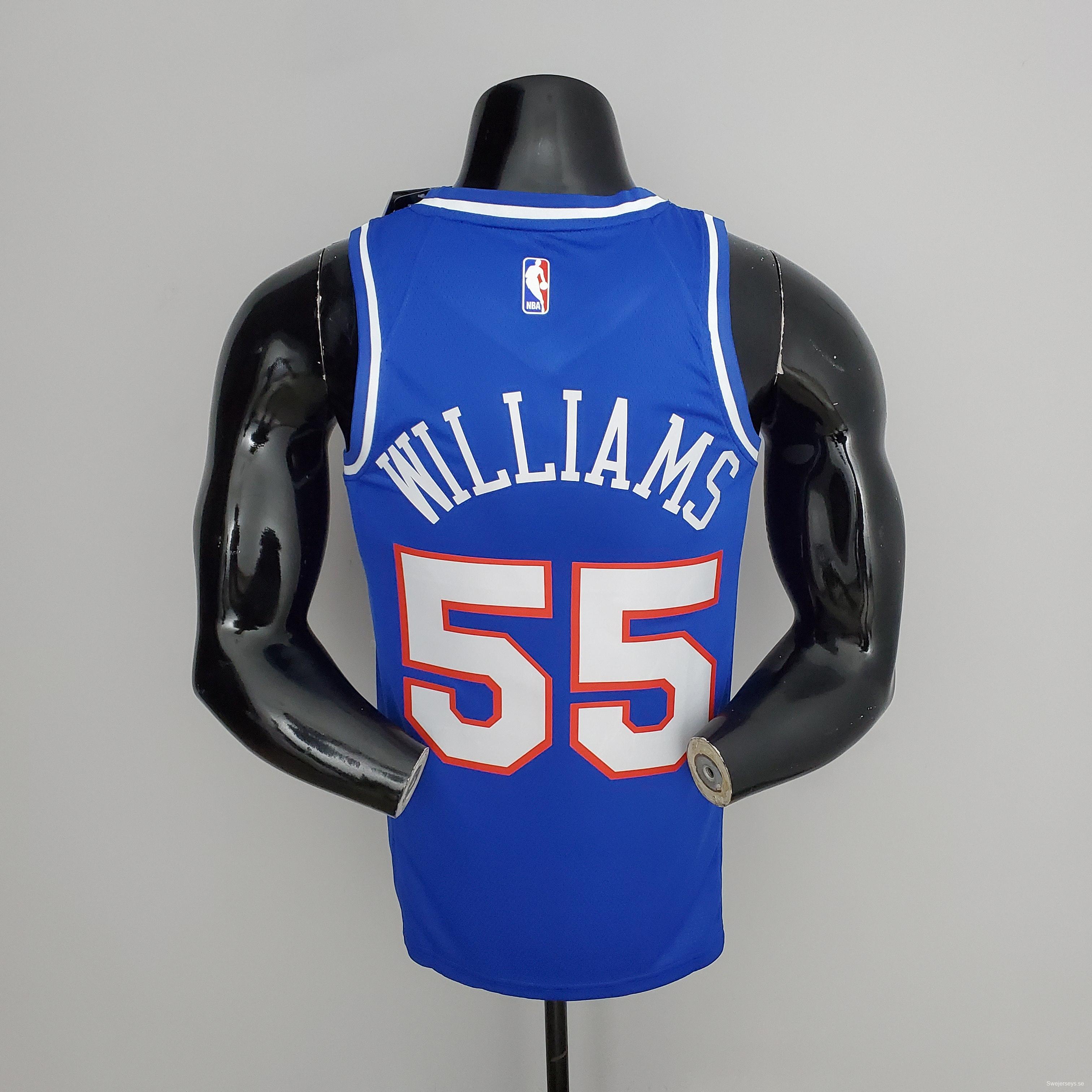 NBA Kings Williams#55 Blue City Edition Jersey