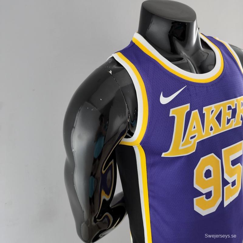 TOSCANO #95 Los Angeles Lakers Purple NBA Jersey