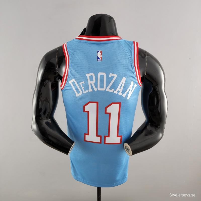 Chicago Bulls DeROZAN #11 Blue NBA Jersey