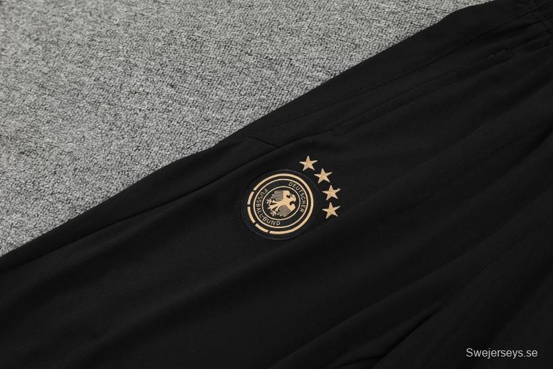 2022 Germany Khaki Half Zipper Tracksuit