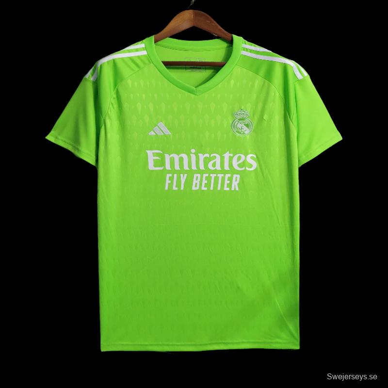 23/24 Real Madrid Green Goalkeeper Jersey