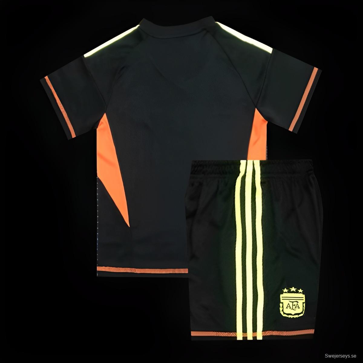 2024 Kids Mexico Black Goalkeeper Jersey